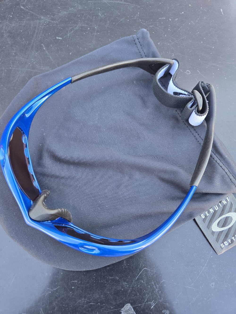 OAKLEY PRO RACING WATER ELECTRIC BLUE/IRIDIUM VENTED SUNGLASSES - Picture 11 of 14